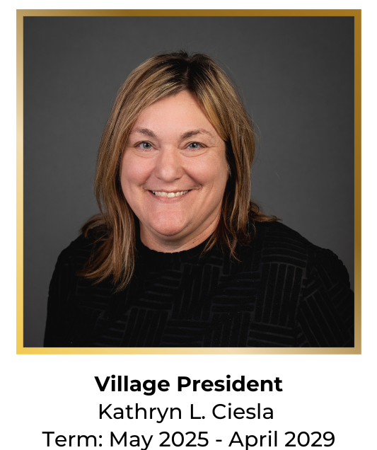 Village President Kathryn Ciesla